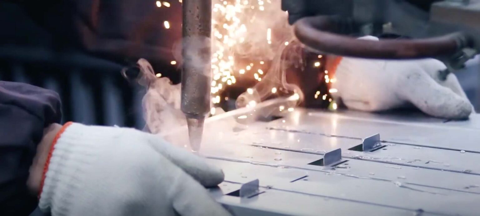 Ablerex UPS metal welding and manufacturing process ensuring high quality and reliable power supply systems